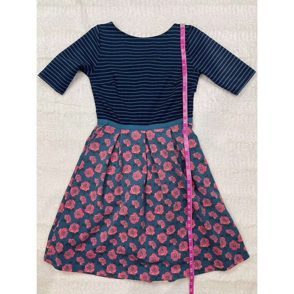 Matilda Jane Forever Peyton Dress Womens Small Fit and Flare Floral Half Sleeve - Picture 8 of 8
